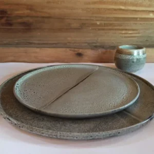 Assiettes plates lichen