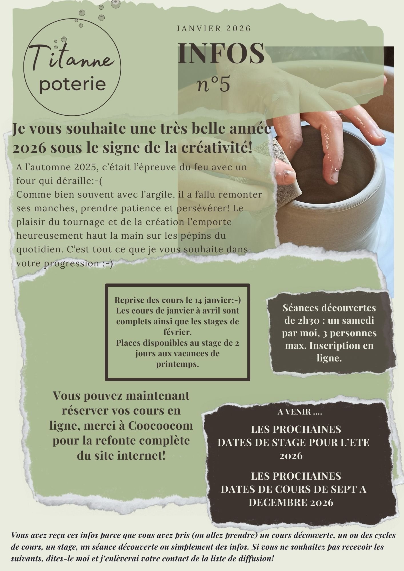 Voeux Titanne Poterie 2026